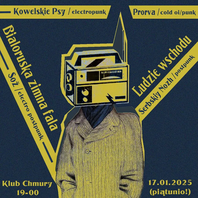 Afiša fiestyvaliu bielaruskaha post-panku ŭ Varšavie