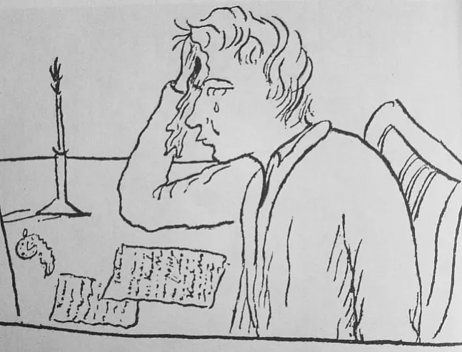 Juzef Jažoŭski (aŭtakarykatura)