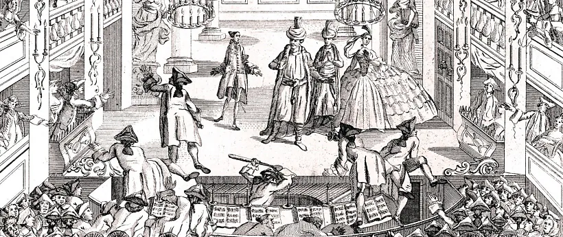 Scena z teatraĺnaha žyccia XVIII st. Scena z teatraĺnaha žyccia XVIII st.