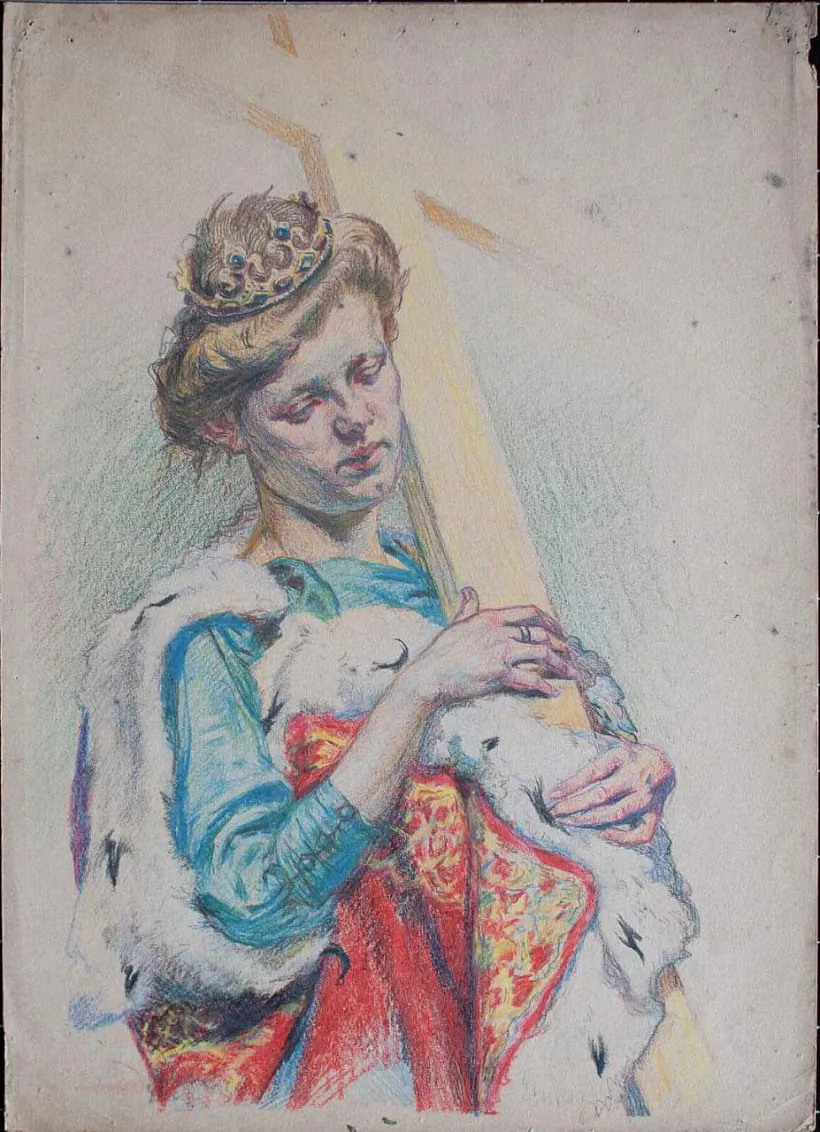 Eskiz-prajekt altarnych rospisaŭ kasciola Sviatych Symona i Alieny