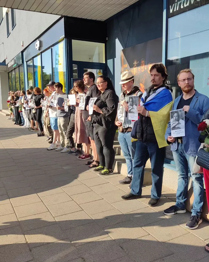 01 Акцыя памяці Алеся Пушкіна ў Вільні