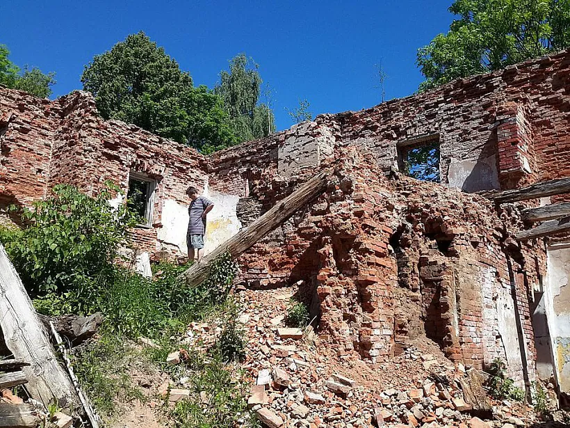 Siadzibny dom Hrabnickich u Obali