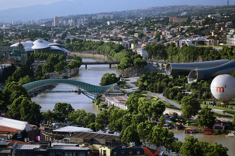 Панарама Тбілісі. Фота Марыйкі Арловай Панарама Тбілісі. Фота Марыйкі Арловай