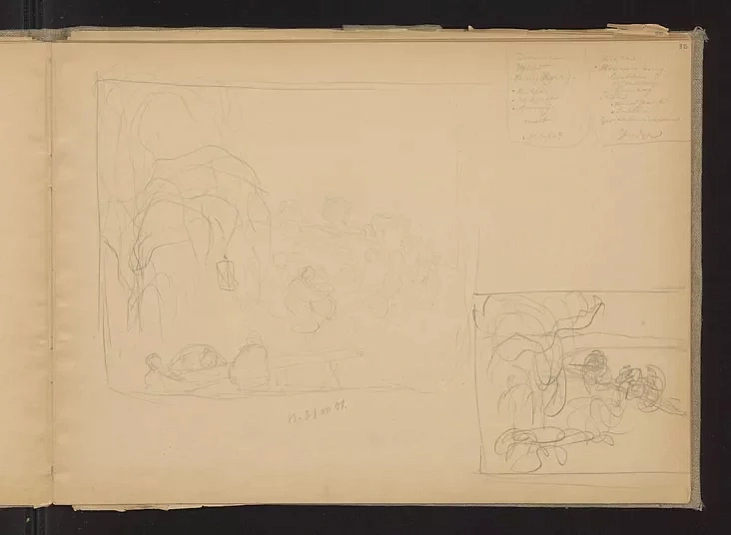 Eskizy da karciny «Dažynki» Eskizy da karciny «Dažynki»