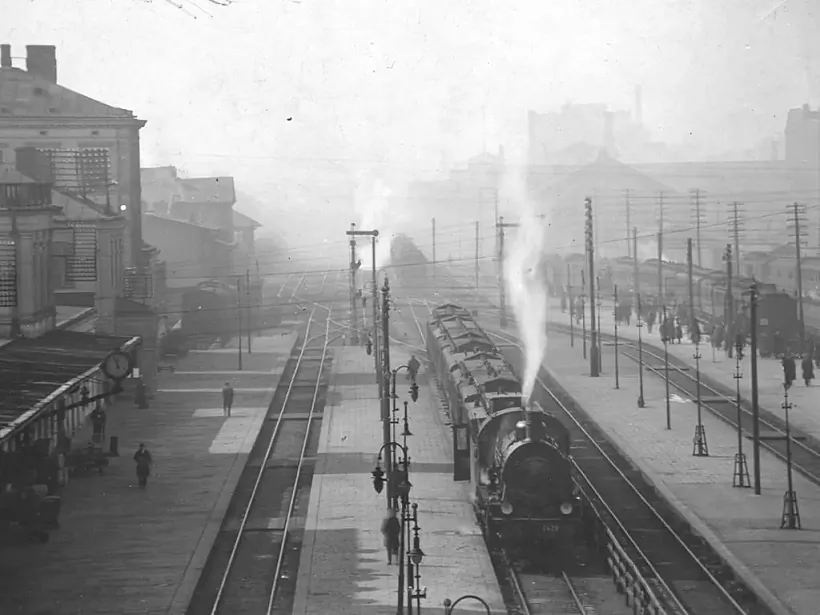 Vid na pierony varšaŭskaha vakzala, 1925 hoda Vid na pierony varšaŭskaha vakzala, 1925 hoda