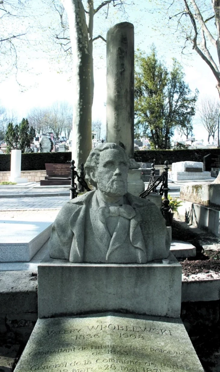 Mahila Valieryja Urublieŭskaha. Mohilki Per-Liašez. Francyja