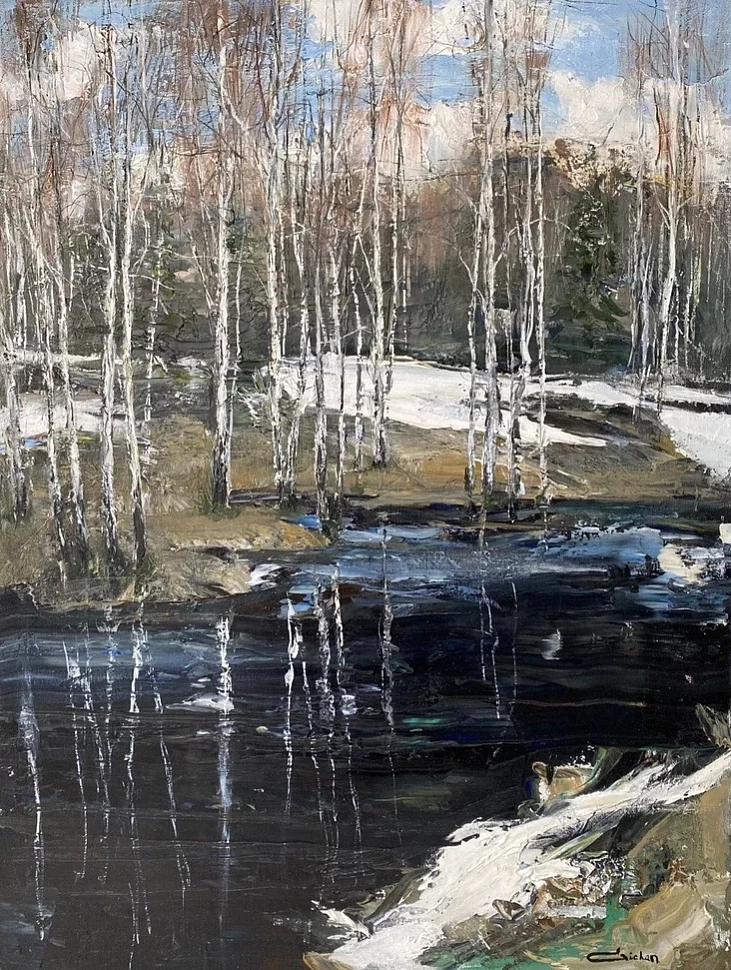 Illia Hičan. Viasna Illia Hičan. Viasna