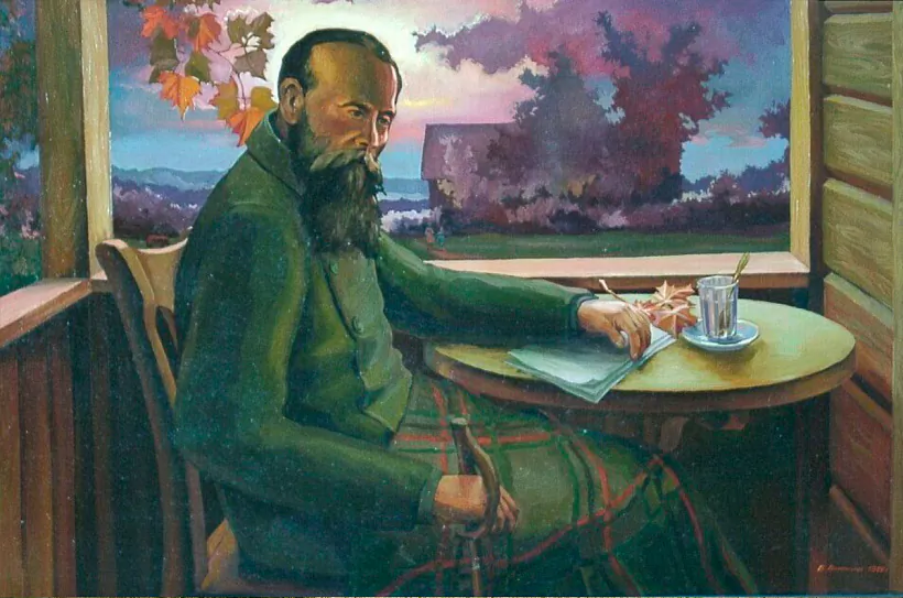 «Francišak Bahuševič». Partret bielaruskaha mastaka supolki «Pahonia» Valiancina Varaniščy