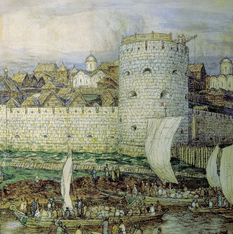 Maskoŭski Kremĺ u XIV st