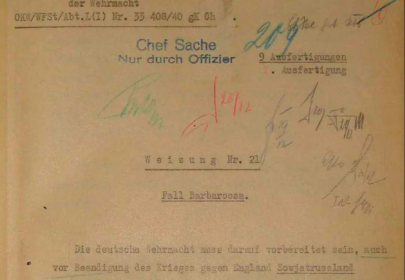 Dyrektyva fiurera № 21. Plan Barbarosa Dyrektyva fiurera № 21. Plan Barbarosa