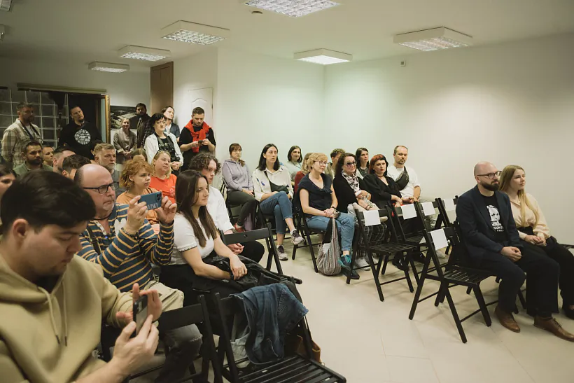 У беларускім моладзевым хабе ў Варшаве У беларускім моладзевым хабе ў Варшаве