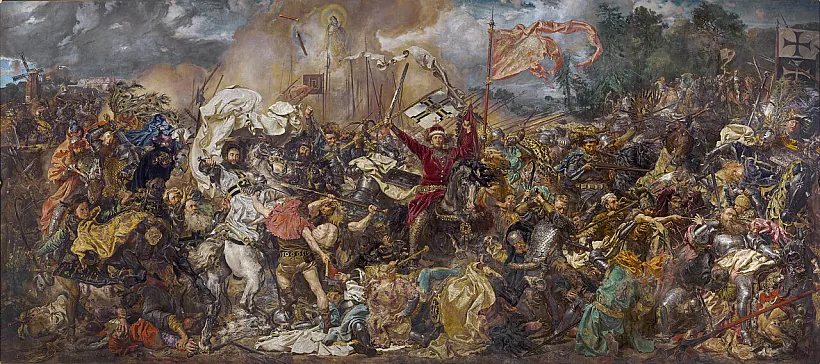 Jan Matejka. «Hrunvaĺdskaja bitva», 1878 h.