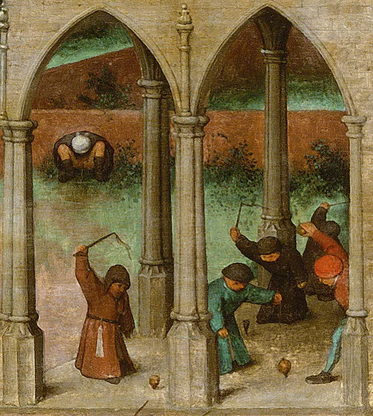 Dzieci baviacca z vaŭčkami. Z karciny P.Brejhielia