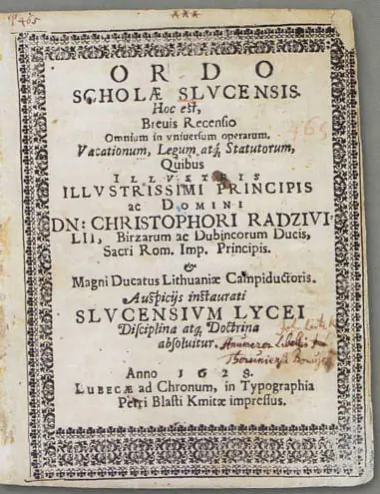 «Statut Sluckaj školy»