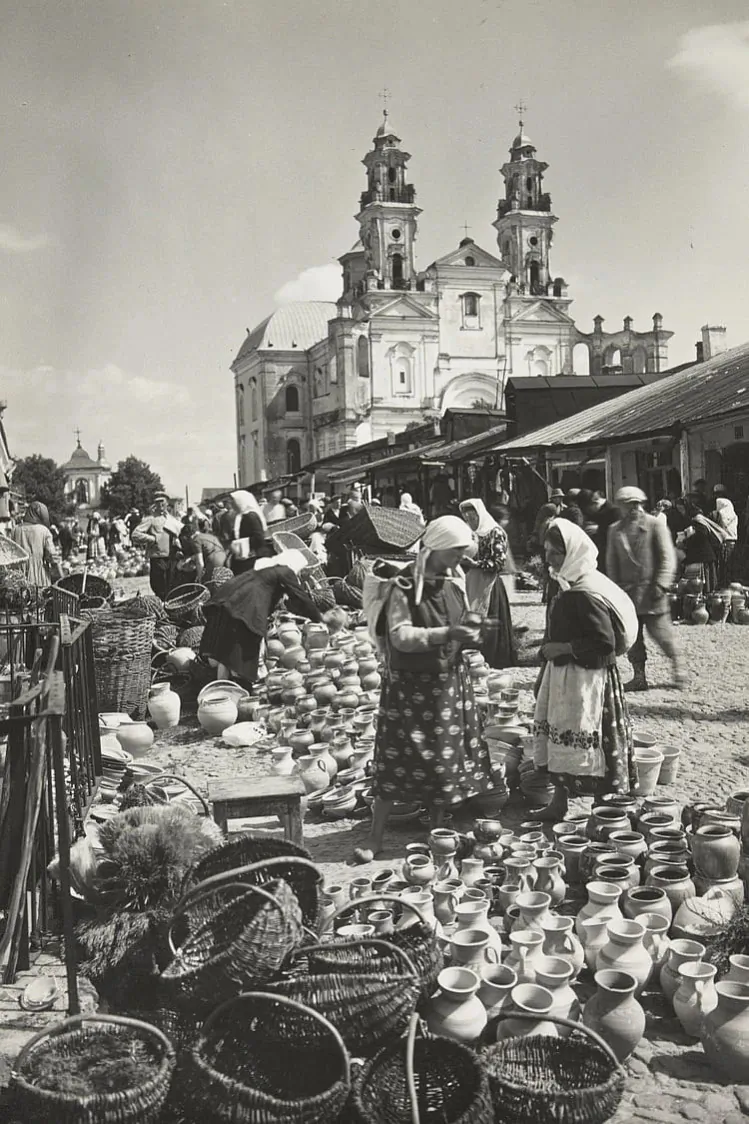 Гарадскі рынак часоў Заходняй Беларусі