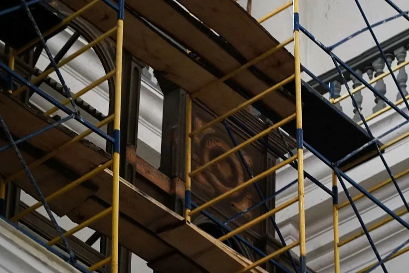 Restaŭracyja arhana ŭ Farnym kasciolie ŭ Hrodnie Restaŭracyja arhana ŭ Farnym kasciolie ŭ Hrodnie