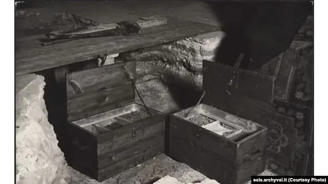 U skliepie Katedraĺnaha kaściolu