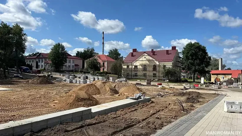 Rekanstrukcyja Rynkavaj ploščy ŭ Zaslaŭi da «Dažynak» 2025 hoda