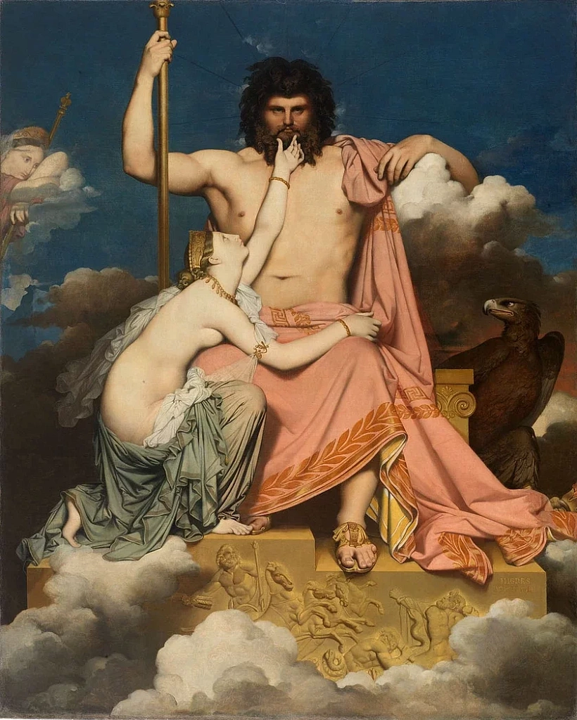 Jupiter (jon ža Zieŭs, abo Dzeŭs) i Fietyda Jupiter (jon ža Zieŭs, abo Dzeŭs) i Fietyda