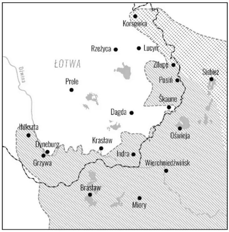 Biełaruskaja mova na terytoryi sučasnaj Łatvii ŭ 1903 hodzie