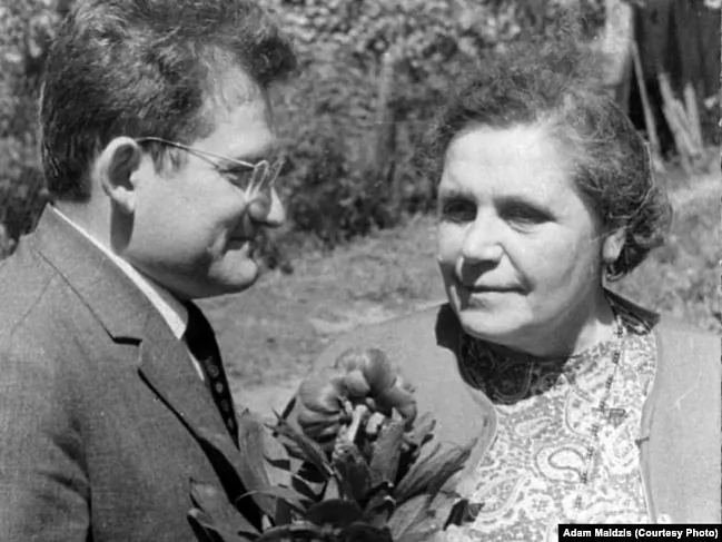 Adam Maĺdzis i Larysa Hienijuš