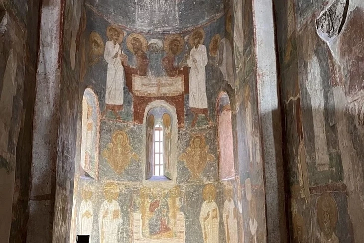 Freski Spasa-Jeŭfrasinnieŭskaj carkvy ŭ Polacku