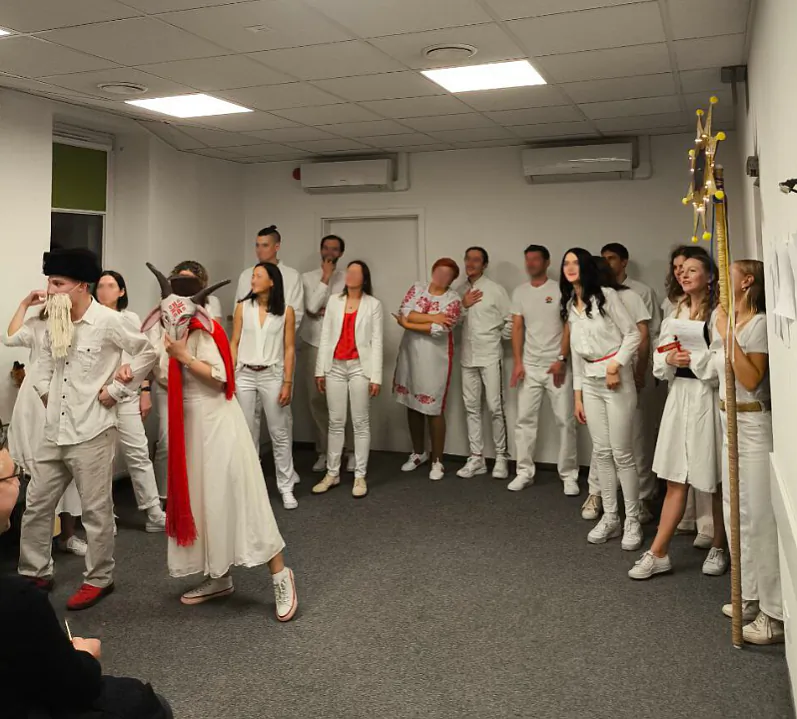 Poznański spieŭny schod padčas repietycyi