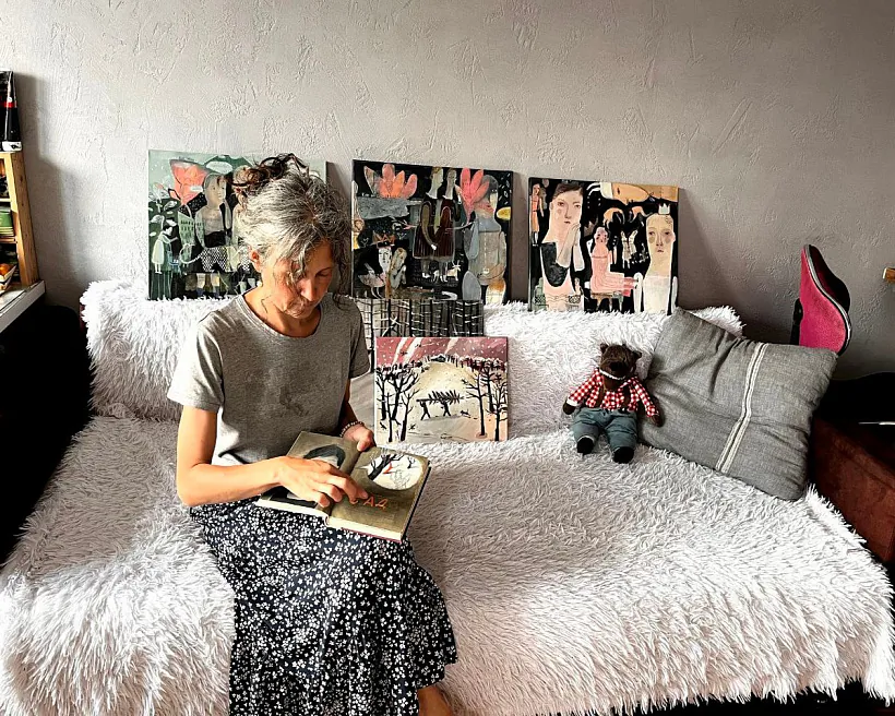 Pracoŭnaje miesca Lilii Busaravaj