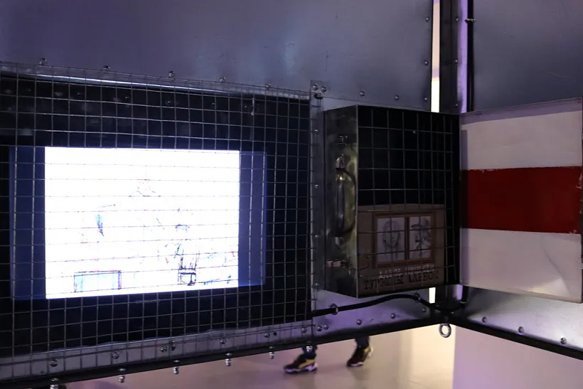 выстава твораў Алеся Пушкіна ў Варшаве 07