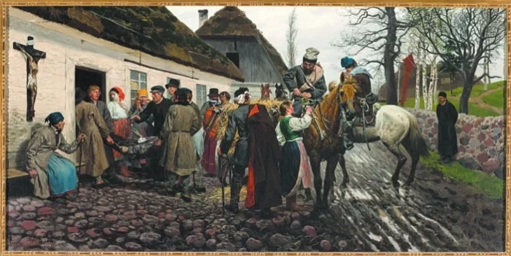 Stanislaŭ Vitkievič «Paranieny paŭstaniec». 1881