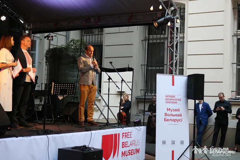 Князь Мацей Радзівіл віншуе Музей Вольнай Беларусі з Днём народзінаў