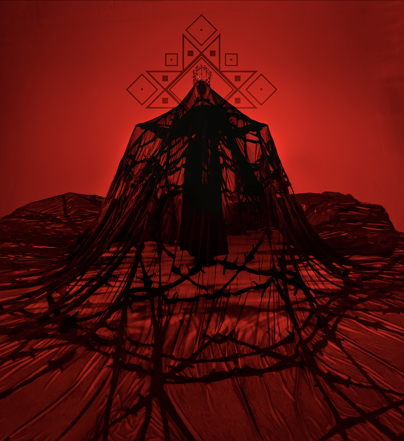 Art_object_Mourning_veil_6x6_meters_with_a_pattern_of_barbed_wire.png Выстава Lazaret