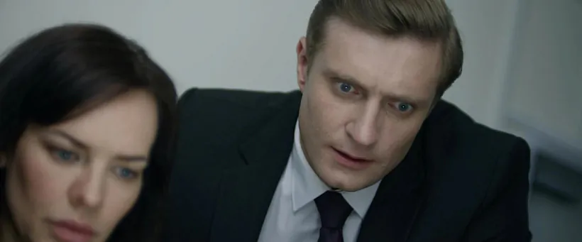 Čarniecki ŭ kadry z fiĺma «Kod Kaina» Čarniecki ŭ kadry z fiĺma «Kod Kaina»