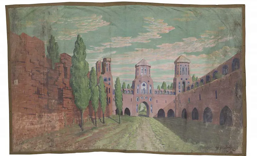 8 dehkaracyya-dlya-spektaklyu-dramatychnaj-sekcy-belastockaga-tbsh-zamchyshcha-1933.jpg Дэкарацыя для спектаклю драматычнай секцыі беластоцкага ТБШ 1933