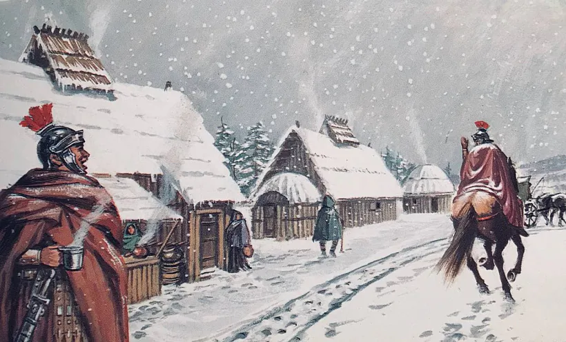 Памежны рымскі гарнізон недзе ў аддаленым закутку Еўропы.jpg Памежны рымскі гарнізон недзе ў аддаленым закутку Еўропы.jpg