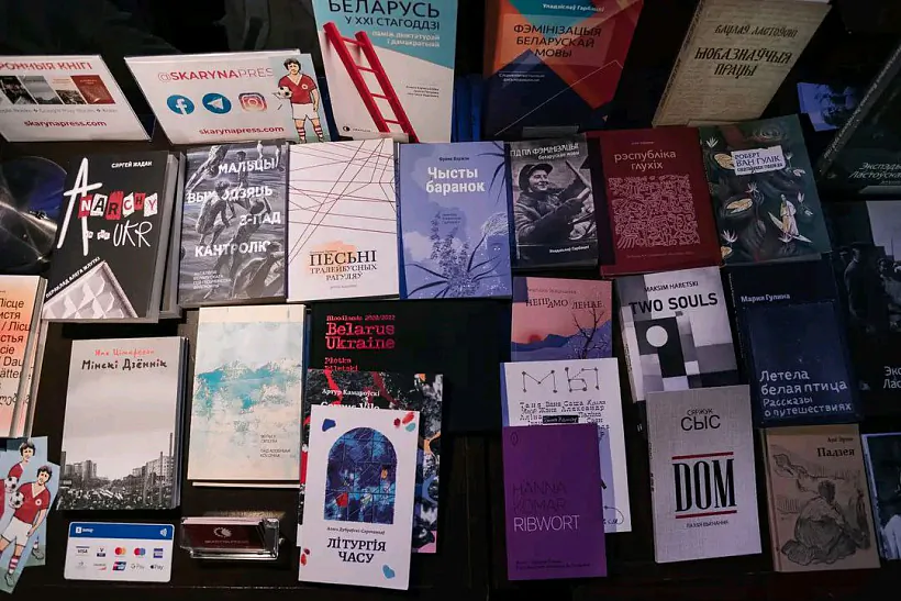 Padčas fiestyvaliu Pradmova pracavaŭ knižny kirmaš