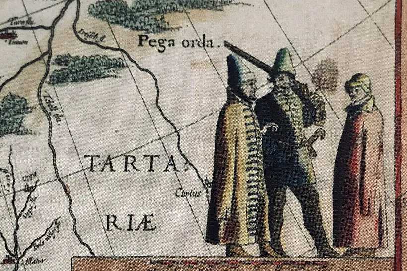 Маскавіты з галандскай мапы Расеі, 1614 год.jpg