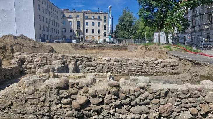 Raskopki na vulicy Mastavoj (Tilto) u Viĺni