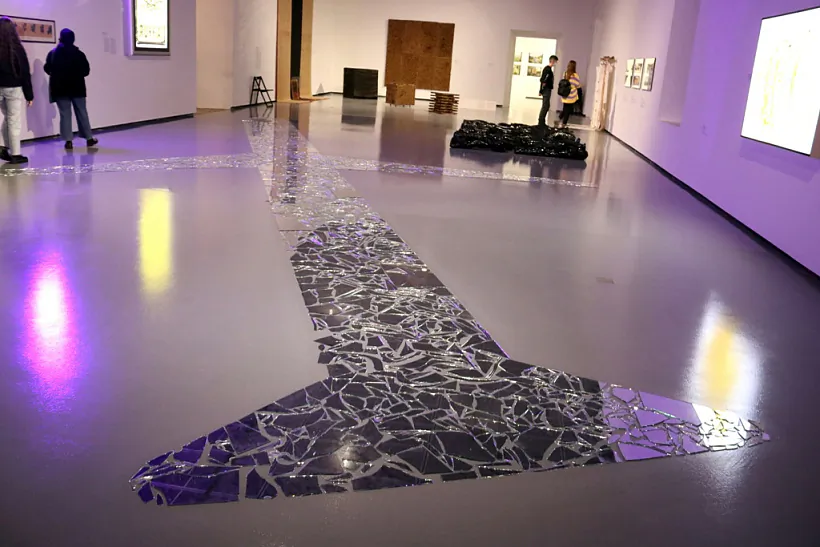 выстава твораў Алеся Пушкіна ў Варшаве 09