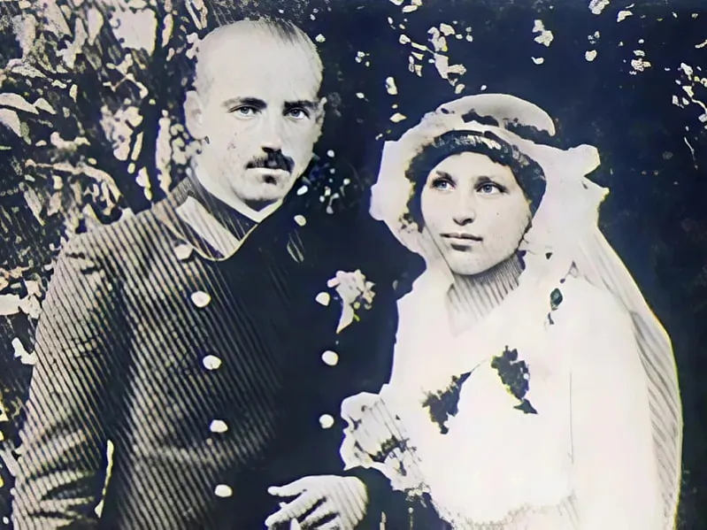 Kanstancyja Bujlo z mužam Vitaliem Kaliečycam Kanstancyja Bujlo z mužam Vitaliem Kaliečycam