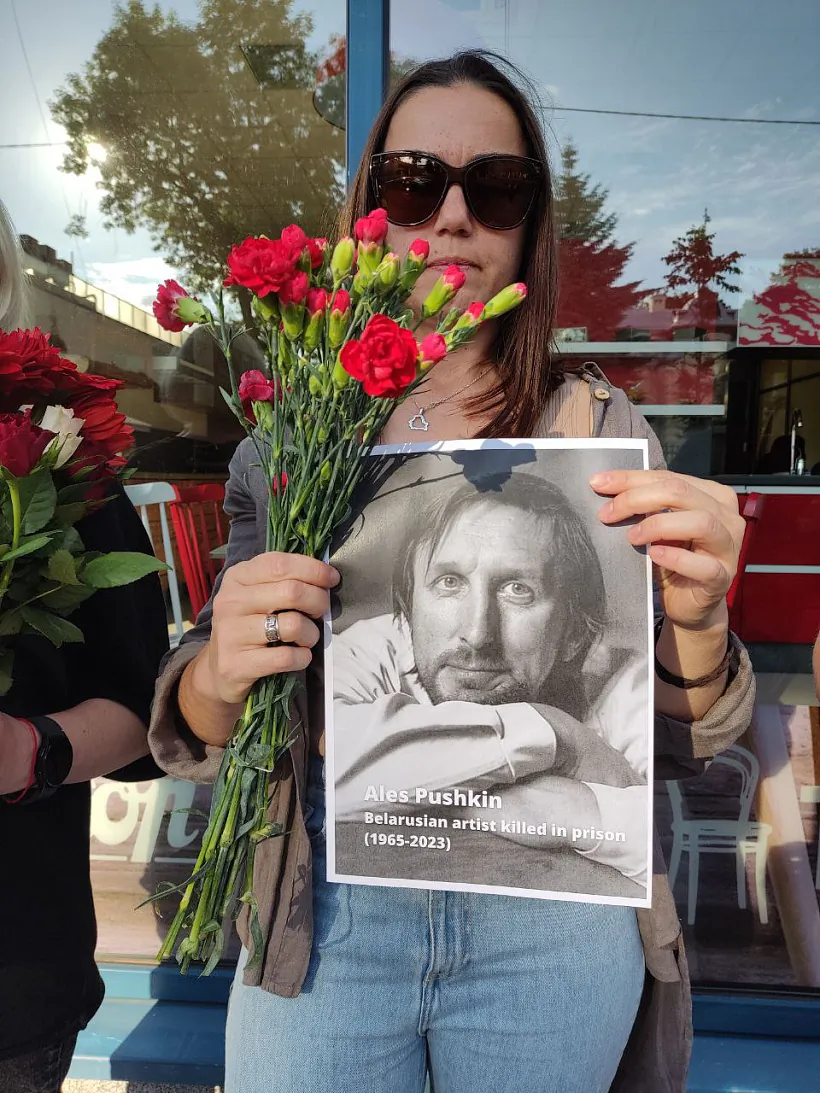 06 Акцыя памяці Алеся Пушкіна ў Вільні