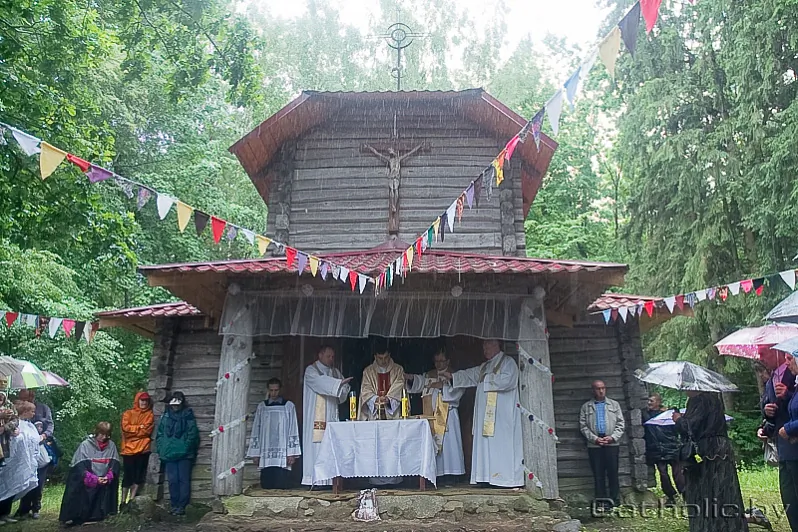 Падчас фэсту на фэст Маці Божай Нястомнай Дапамогі. Фота: Viktar Viedzien, Catholic.by