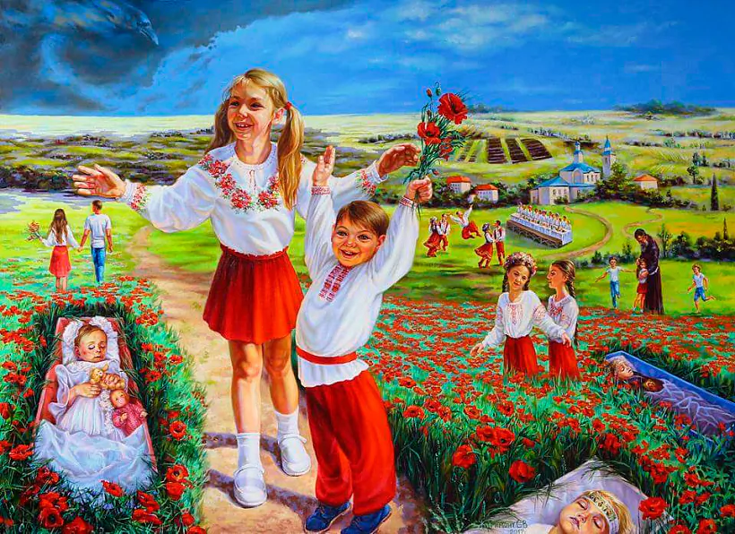 Karcina Sviatłany Žyhamont «Dzień vyšyvanki» Karcina Sviatłany Žyhamont «Dzień vyšyvanki»