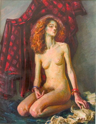 Май Данцыг, “Аголеная”, палатно, алей.