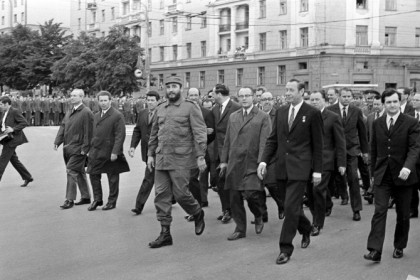 Фідэль Кастра ў Мінску Фидель Кастро в Минске