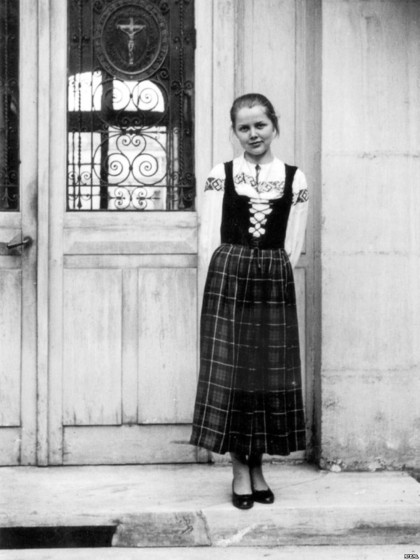 На сьвяткаваньні 25 сакавіка, Парыж, 1955 г.