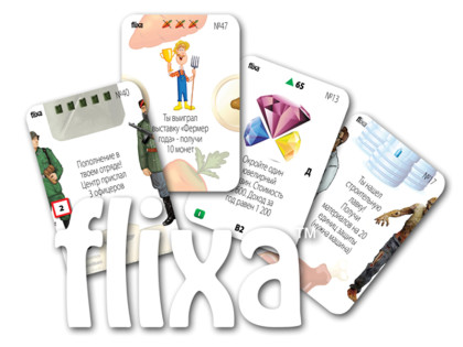 Рускамоўны варыянт Эканамічная настольная гульня Flixa