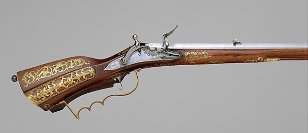 Streĺba, padoranaja Aĺbrechtam muzieju «Mietrapolitan»