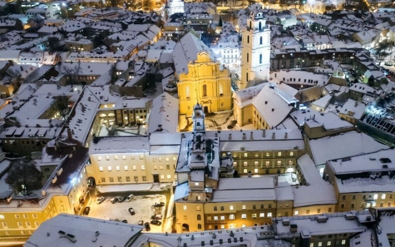 Старая Вільня, сучаснае фота