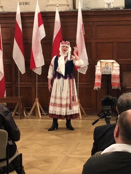Валянціна на мерапрыемствах беларускай дыяспары ў Канадзе (1)